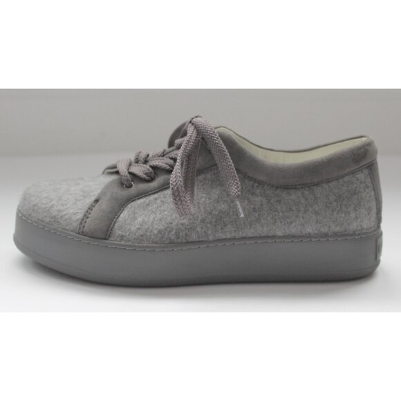 MAX MARA Cashmere & Suede Gray Sneakers Shoes, Size 40 10 - Picture 4 of 16